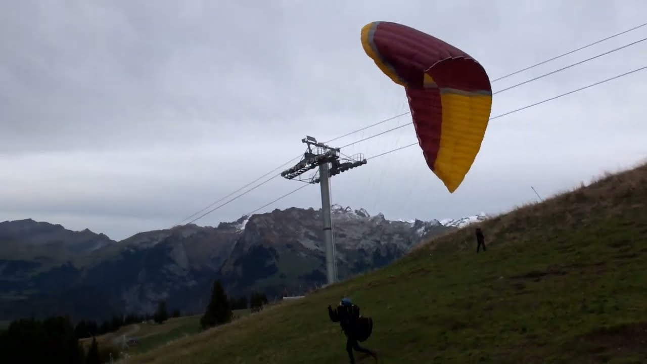 18 - Lucie troisième décollage - Samoëns