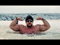 Strongmen try Cold water therapy in FROZEN Scottish Loch