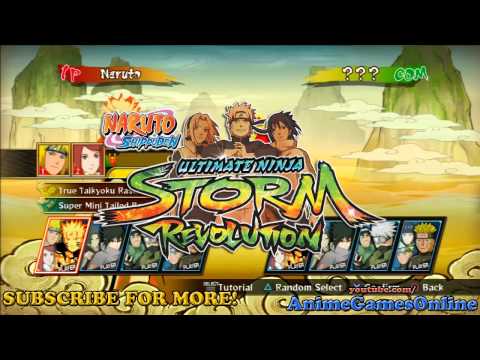 Character Select Soundtrack Naruto Shippuden Ultimate Ninja Storm Revolution OST #4