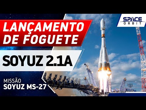 LANÇAMENTO TRIPULADO DO FOGUETE SOYUZ 2.1a - Soyuz MS-27