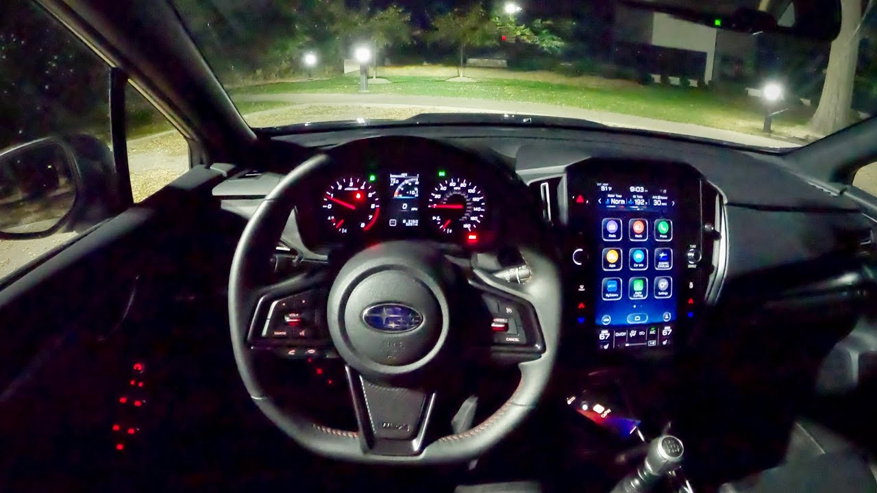 2022 Subaru WRX Premium (6-Speed Manual) - POV Night Drive & Final Thoughts