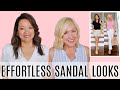 6 Ways To Style Your Sandals This Spring and Summer | Sandals For Women Over 40