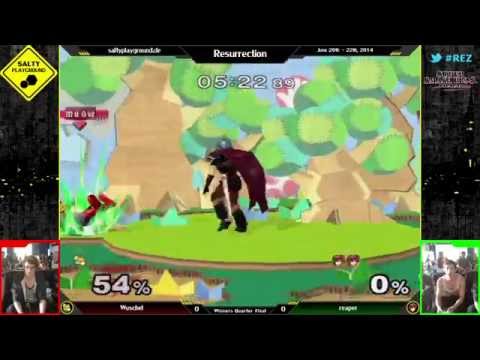 Resurrection - Wuschel (Fox, Marth) vs reaper (Marth) - SSBM Winners Quarter Final