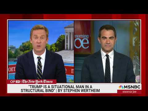 Stephen Wertheim on Morning Joe: Trump is failing to end wars