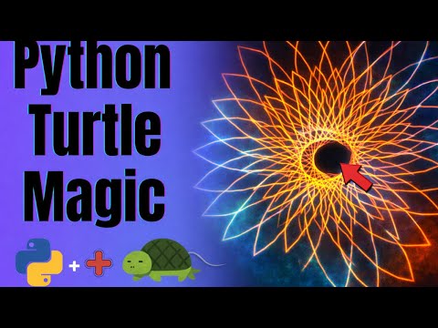Python Turtle Graphics Geometric Pattern For Beginners