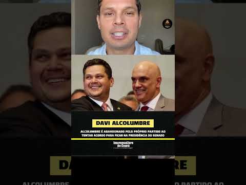 Alcolumbre é abandonado pelo próprio partido ao tentar acordo para ficar na presidência do Senado
