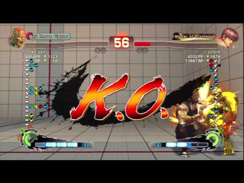hotoke_san [Dhalsim] Vs junore [Guy] SSF4 AE Japanese Online Ranked Matches - PSN