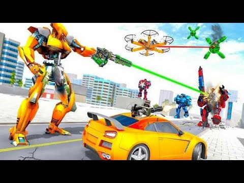 Flying Drone Robot  Car Transformation## Robot Car Game