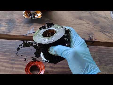 Fram oil filter cut open after 26,000 miles.... Unbelievable!!!