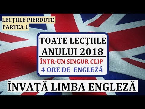 Invata engleza | Toate lectiile din anul 2018 intr-un singur clip | LECTIILE PIERDUTE