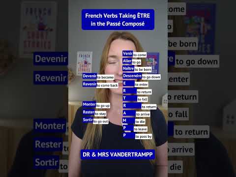 French Verbs Taking ÊTRE in the Passé Composé - DR & MRS VANDERTRAMPP