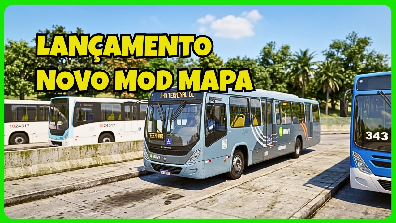 🟢Proton Bus Simulator | Novo Mod Mapa Manaus Tarumã | PBS | Mods | Simulador