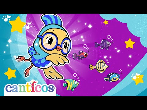 🐟3 Pecesitos se Fueron a Nadar🐟 Stranger Danger 🐟 Canciones Infantiles | Canticos