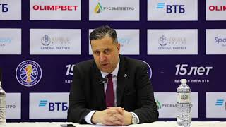 «Астана» vs «Самара» | Послематчевая пресс-конференция | Единая лига ВТБ | 2-й этап