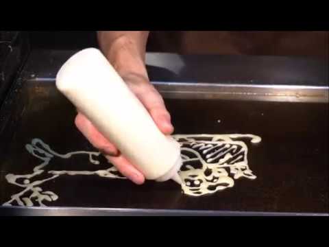 Amazing Art Pancake "Hard Rock Hotel" Tenerife - best art pancake chef