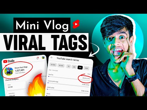Mini vlog viral tags | Shorts video viral tag | Mini vlog kaise viral karen |How to viral mini vlog