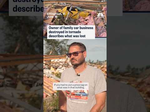 Owner of family car business destroyed in tornado describes what was lost