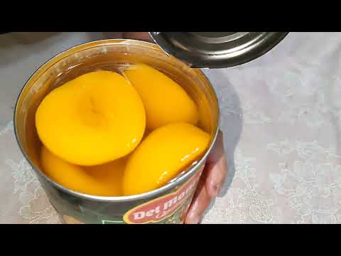 HOW TO MAKE CLEAR GELATIN WITH PEACHES | MAYLAKIMVLOG