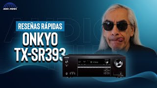 Receptor audio video marca Onkyo modelo TX-SR393
