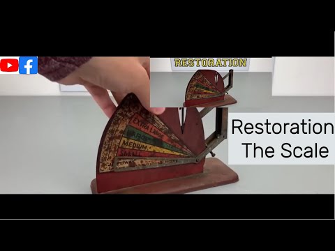 1950's Egg Scale Restoration-Grandma Kitchen Scale.