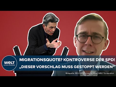 Video Thumbnail: BUNDESTAG: Zoff um Asyl | SPD plant eine Migrationsquote im öffentlichen Dienst - Opposition dagegen