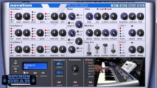 Video thumbnail for Novation V-Station VST vs Novation K-Station Synthesizer by SoundsAndGear