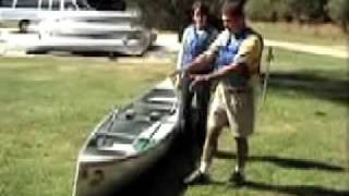 preview picture of video 'LaCroix Outfitters One or Two Person Canoe Lift'