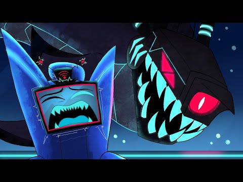 Shock.wave tries to calm Vox, Hazbin hotel animation 