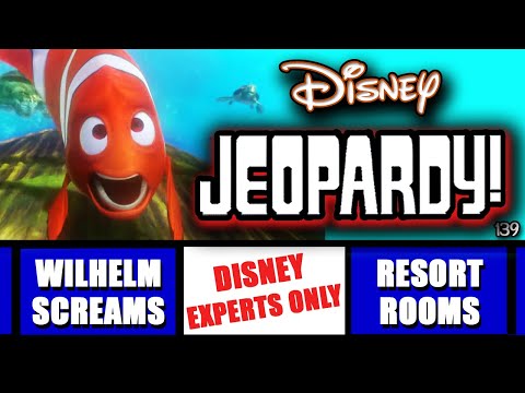 Disney Jeopardy Quiz • 26 Clue Game • Test your Knowledge