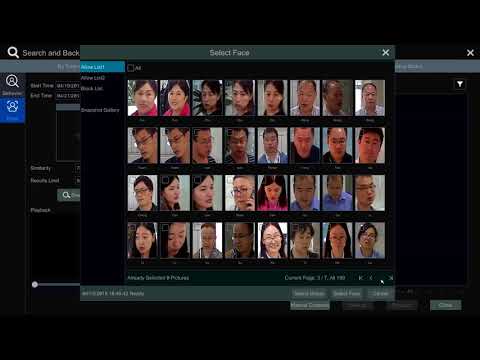 Face  Detection  and Recognition @NVMS9000#AI