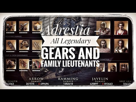 Adrestia - ALL Legendary Gears + Family Lieutenants - Assassin’s Creed Odyssey