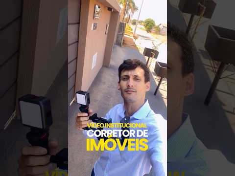 Vídeo institucional para corretor de imóveis de Bela Vista de Goiás 🏠 #videomaker #corretor