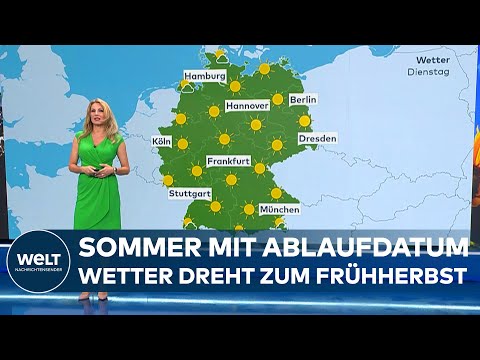 DEUTSCHLAND-WETTER: Sommer-Endspurt mit bis zu 32 Grad! Tiefdruck bringt Wettersturz