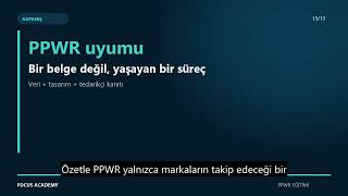 PPWR 2026: Ambalaj Üreticileri Ne Yapmalı? | PFAS, Teknik Dosya ve 203