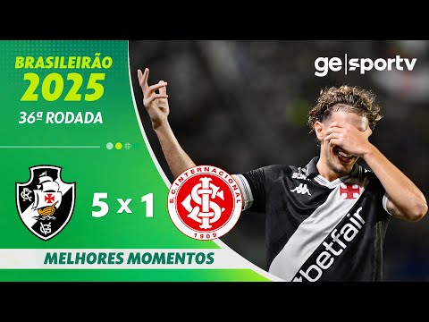 Gols e lances de Vasco da Gama x Internacional