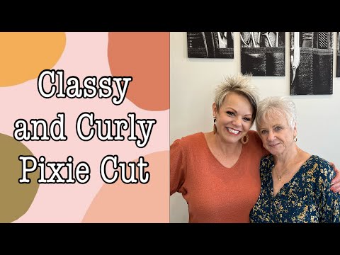 Classic Pixie Cut With Curl | Women Hairstyles Over 60