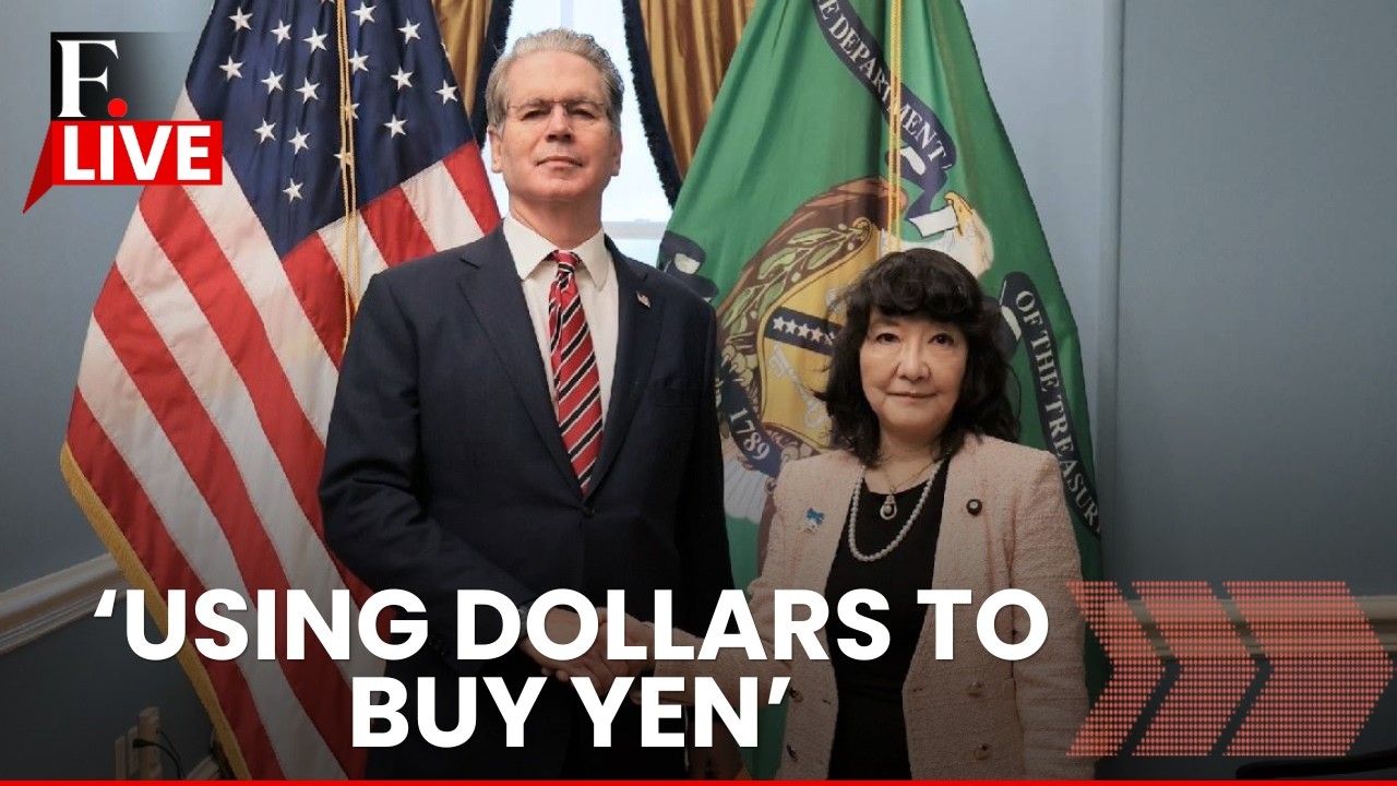 US Treasury Chief Scott Bessent Meets Japan Finance Minister Amid Yen Market Turmoil | LIVE