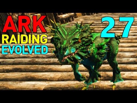 [27] Velonasaur Breeding! Save Number Ten!!! (ARK Raiding Evolved)