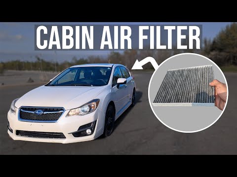 How to Replace Cabin Air Filter - Subaru Impreza (2012-2016)