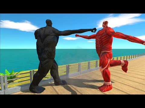 Dark Colossal Titan vs Colossal Titan Oasis Death Run - ARBS
