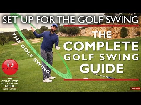 Part of a video titled SET UP FOR THE GOLF SWING - YouTube