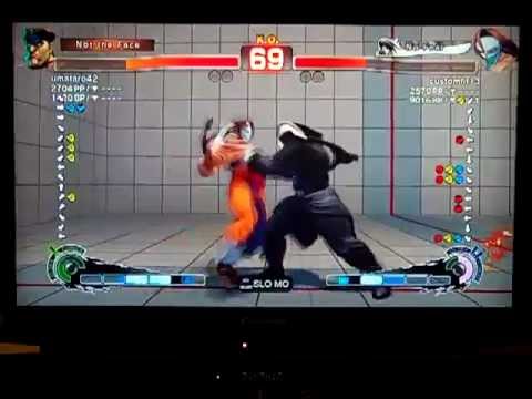 SSF4 AE v2012 Ranked - umataro42 (Bison) vs customfit13 (Vega) 03