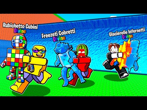 Getting EVERY DIVINE in Arcade Lucky Block Escape Tsunami for Brainrots