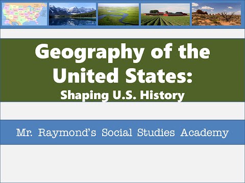 US Geography for US  History Classes