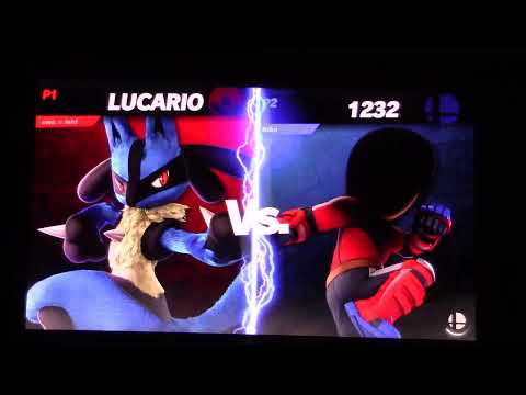 Shelf (Lucario, Bayonetta, Mega Man) vs. FireThePyro (Mii Brawler) - Losers Top 8 - ESA Spokane ITG