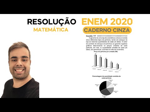 ENEM 2020 \ MATEMÁTICA - Questão 177, CADERNO CINZA – O gerente de uma loja de cosméticos colocou