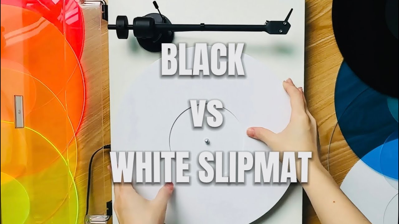 Slipmat Connoisseurs Want THIS Black VS White Comparison