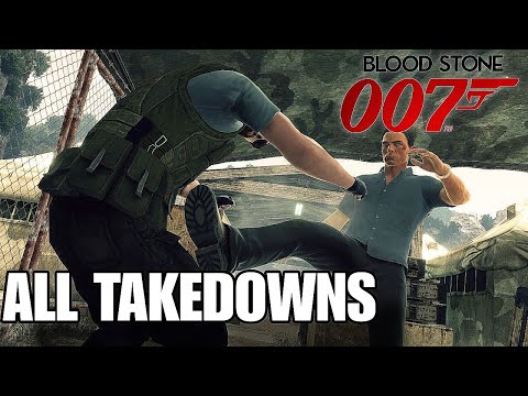 James Bond 007 : Blood Stone - ALL TAKEDOWNS