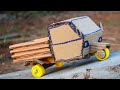 How To Make Cardboard TUK TUK TRUCK Realistic Toy AUTO Tutorial In Just 10 Minutes
