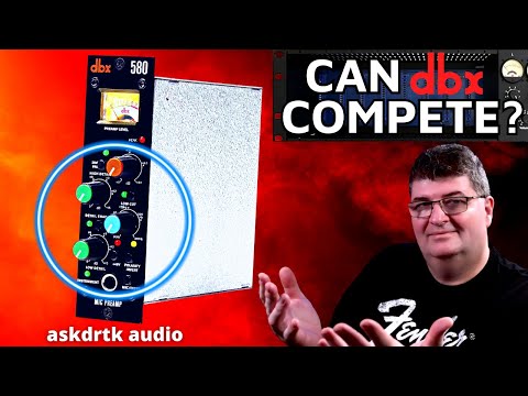 DBX 580 Microphone Preamp - 2023 Review and Audio Tests
